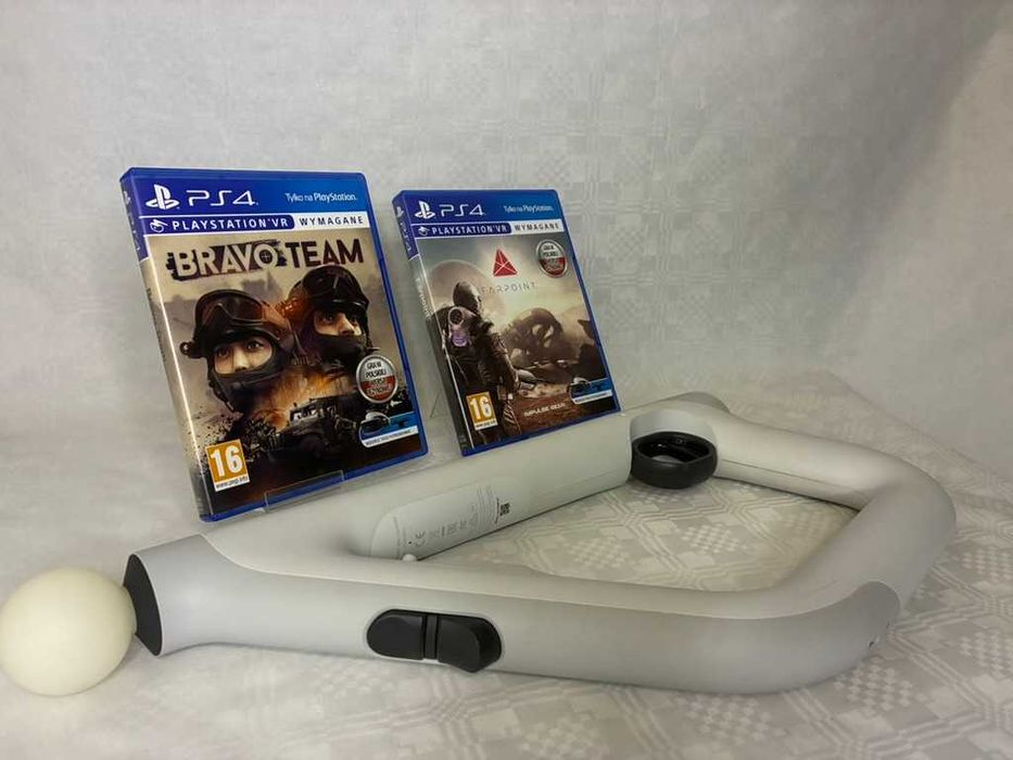 Aim Controller do PS4 + 2 GRY Bravo Team i Farpoint