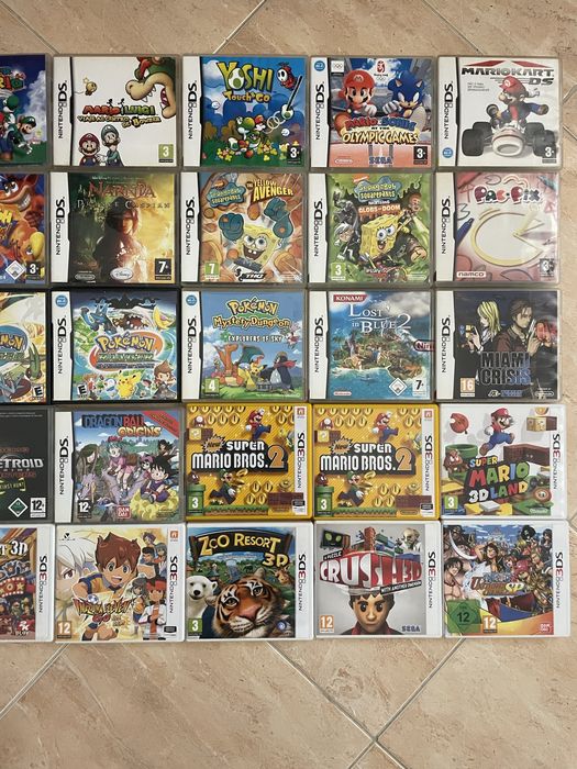 Jogos Nintendo DS e 3DS