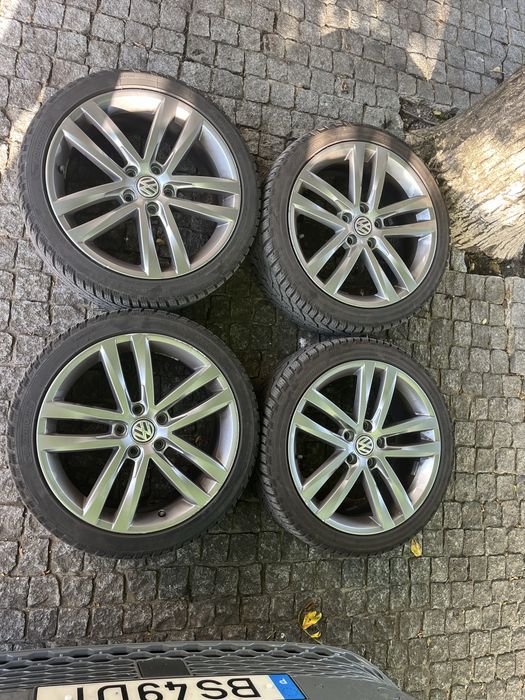 Jantes 18” 5x112 Originais VW Golf mk7 C/pneus