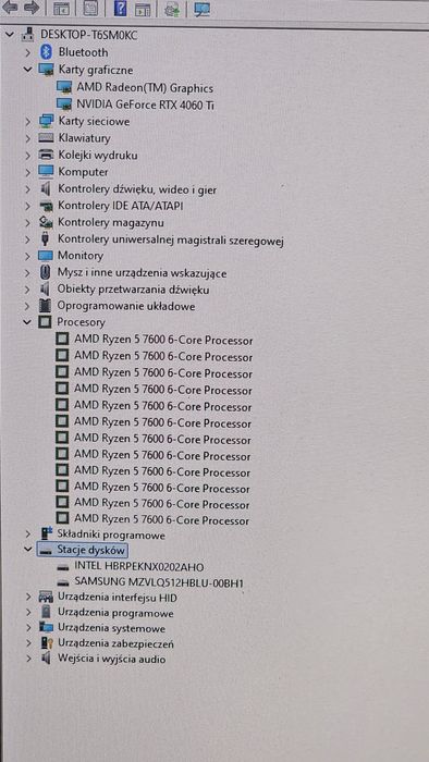 Komputer do gier Ryzen 5 7600, 32 gb ddr5, 1 Tb, Aorus