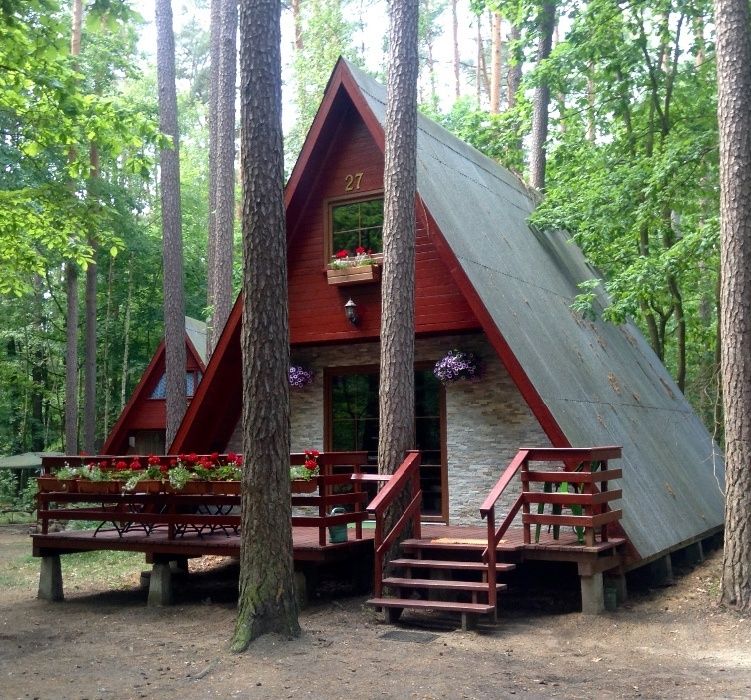 Domek letniskowy Wielonek w Borach Tucholskich, Zalewem Koronowski