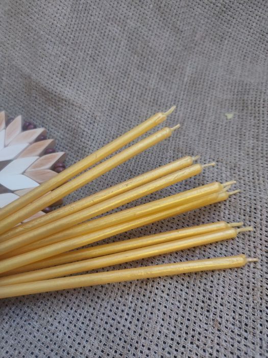 Кольорові воскові свічки. Свечи восковые