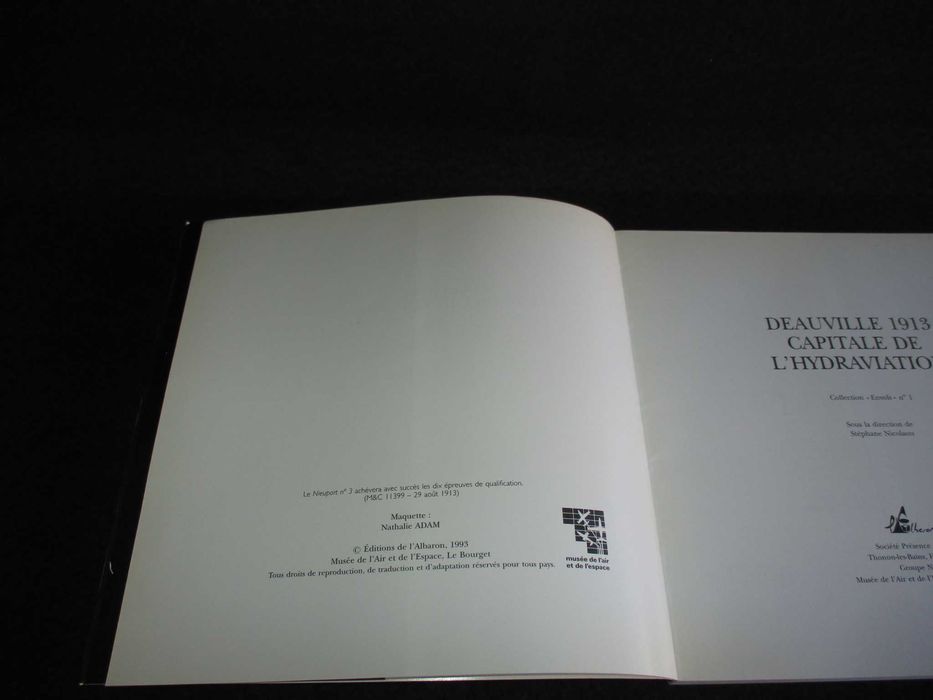 Livro Deauville 1913 Capitale de L' Hydraviation