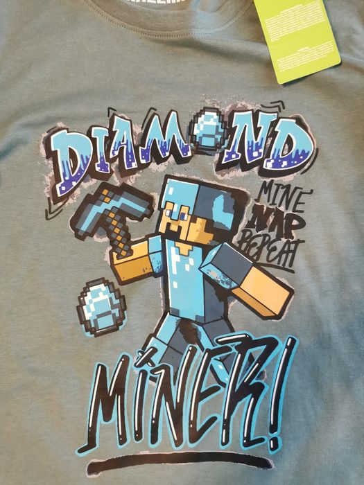 nowa bluzka minecraft rozm. 146/152