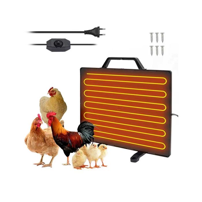 Promiennik płyta grzewcza do kurnika drobiu regulowana temperatura