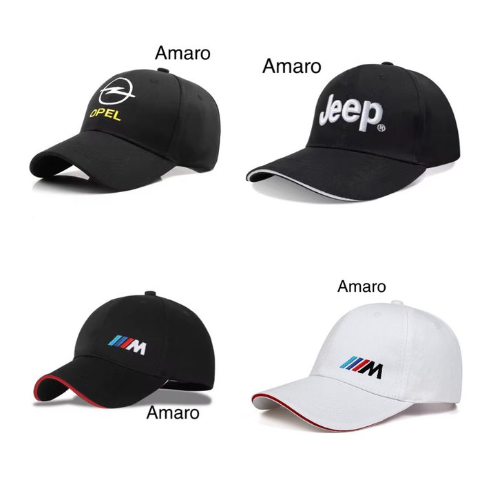 Chapéu Martini Racing Jeep Opel Tesla Bmw M Audi Sline Volkswagen GTI Ford Mustang(9 Modelos)| NOVO