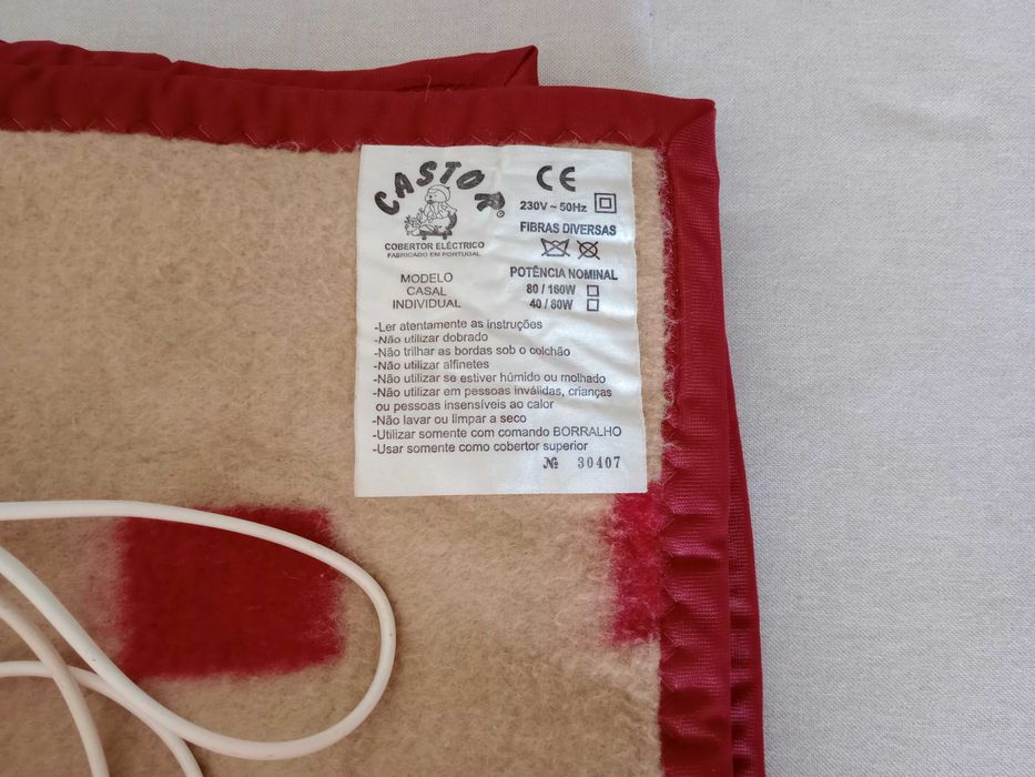 Cobertor elétrico