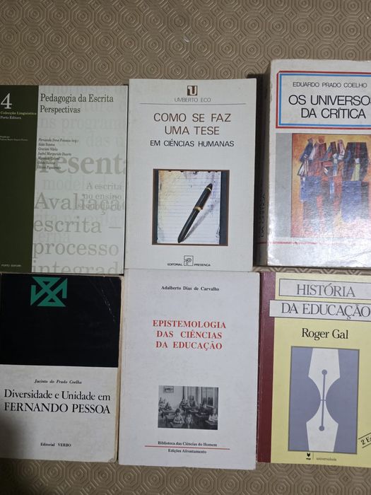Livros para ensino Ensino Secundário e Universitário Área de letras - Linguística e Literatura moderna