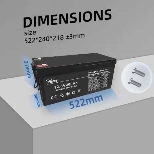 Аккумулятор ANERN LiFePO4 12V 200Ah лучшее решение при отключениях