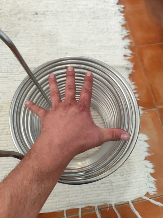 Serpentina arrefecimento mosto 50L
