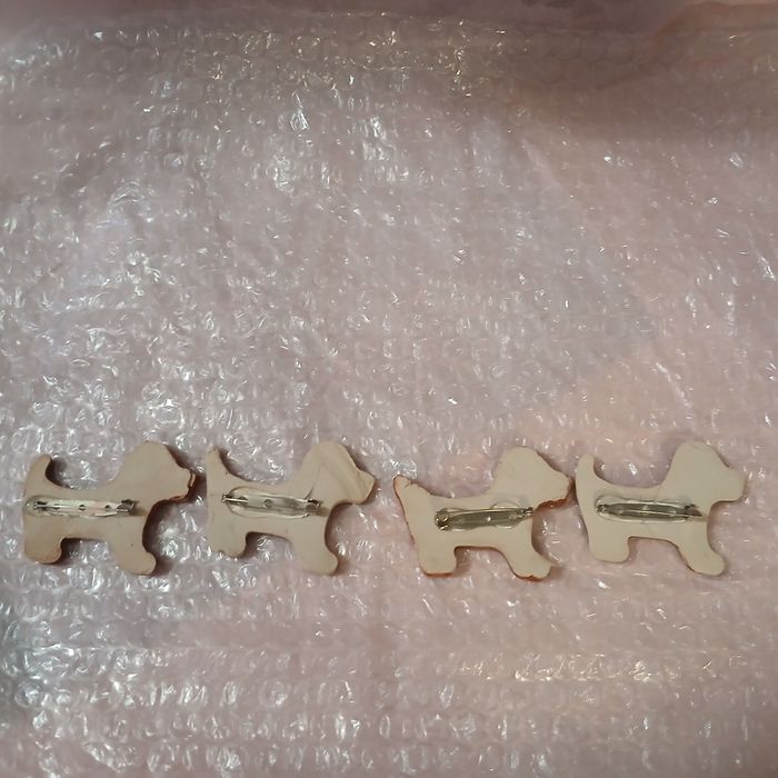 Brożki z jamnikiem  ceramiczne