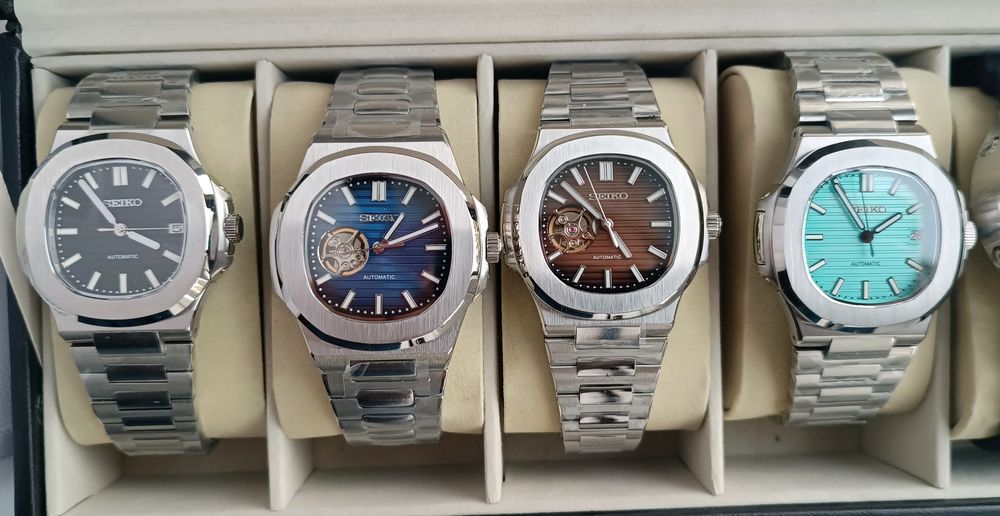 Годинник часы MOD Seiko Nautilus з механізмом NH38A