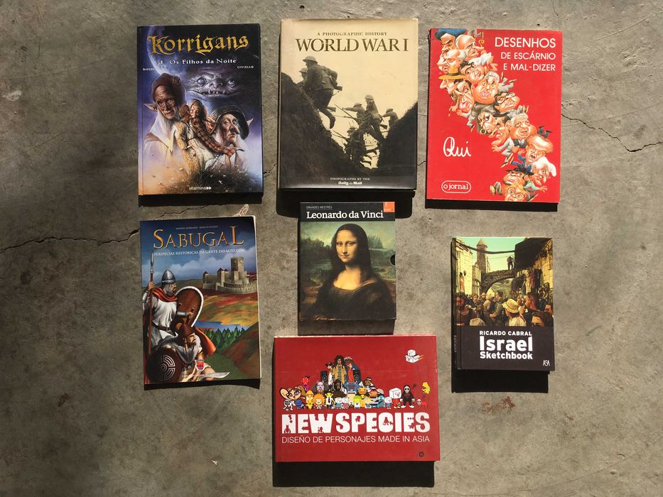 Pack Livros de ilustração e arte