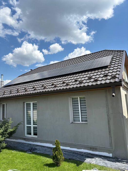 Сонячна станція, панелі монтаж під ключ deye longi risen jinko lifepo4