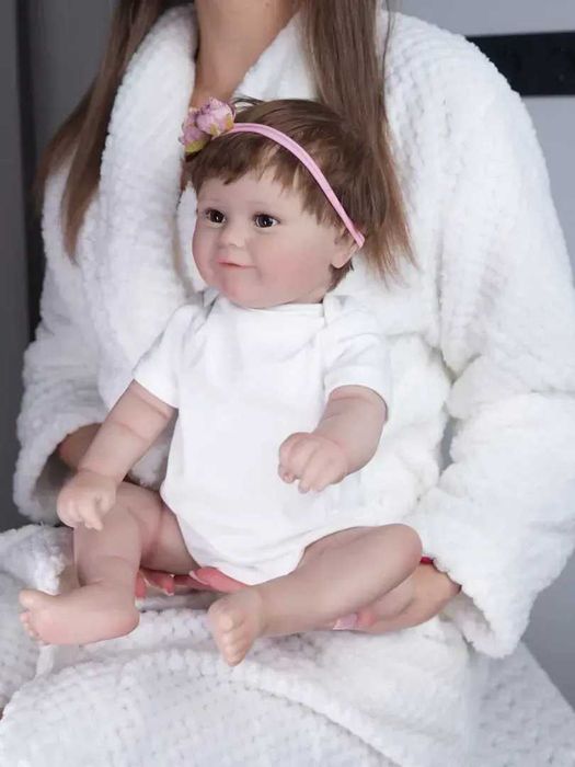 Лялька Reborn Baby 50 см — реалістична, вінілова, з аксесуарами