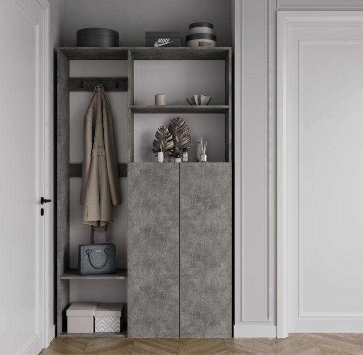 Шафа Стелаж для одягу Прихожа Передпокій Стеллаж Полка Шкаф  Прихожая