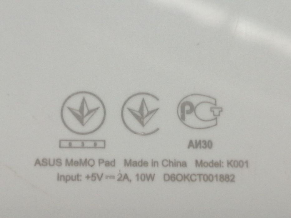 Планшет Asus Tablet  K001 (16Gb)