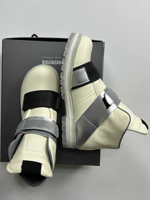 Кеди RICK OWENS & BIRKENSTOCK boots worldwide shipping білі кеды белые