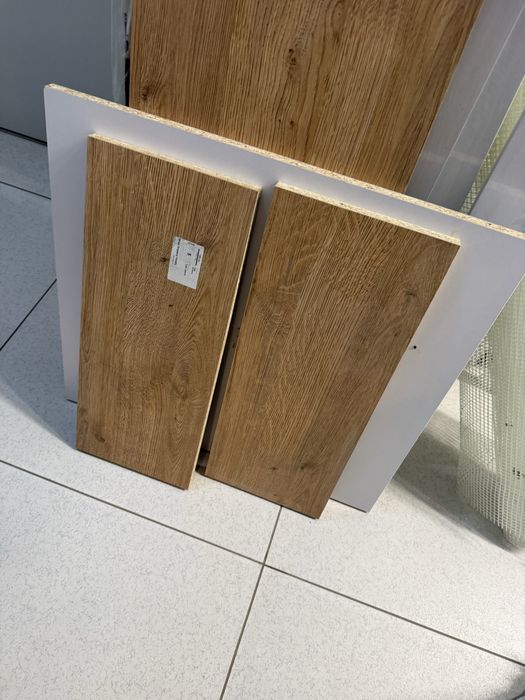Płyty meblowe kolor drewna / biała / szara