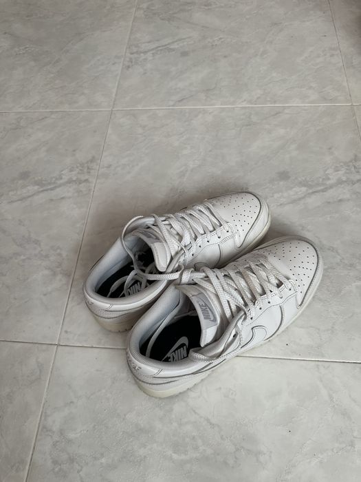 nike dunk full white 43