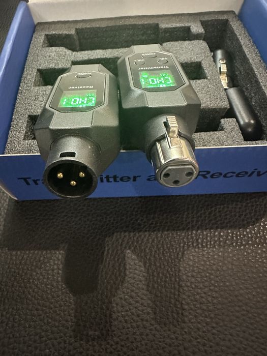 Sistema microfone e instrumento sem fios