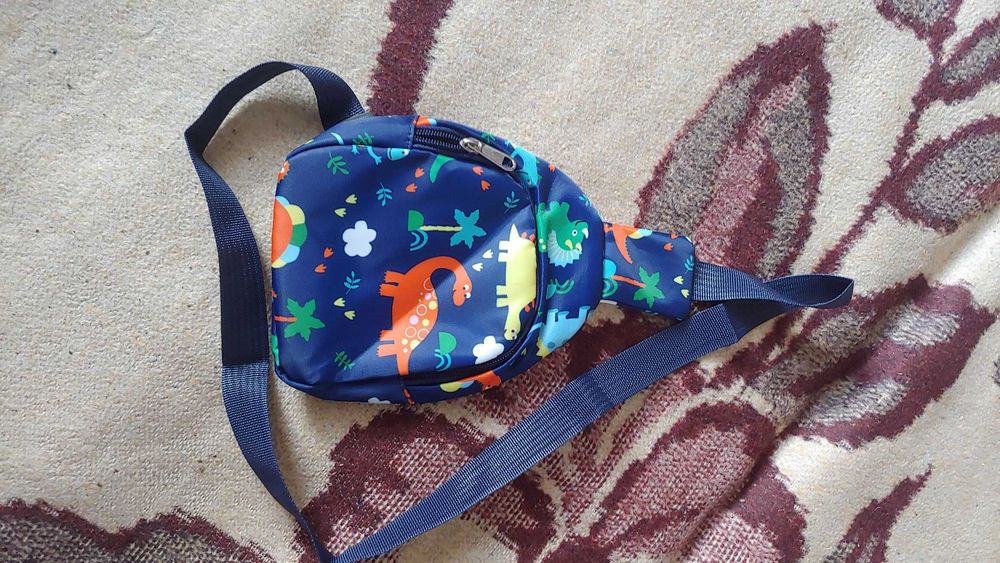 Рюкзак 18см х 16см динозавры для детей спину нагрудный бананка новый