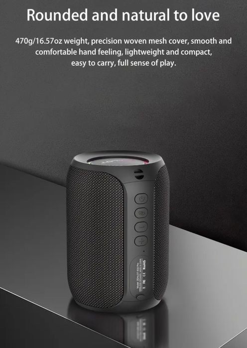 Портативная Bluetooth колонка Zealot S32 Pro 15W Black Новая