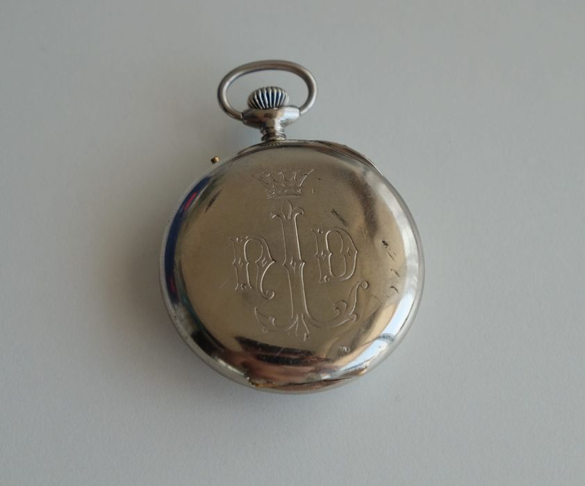 Relógio de bolso vintage, limpo e revisto em Maio 2026
