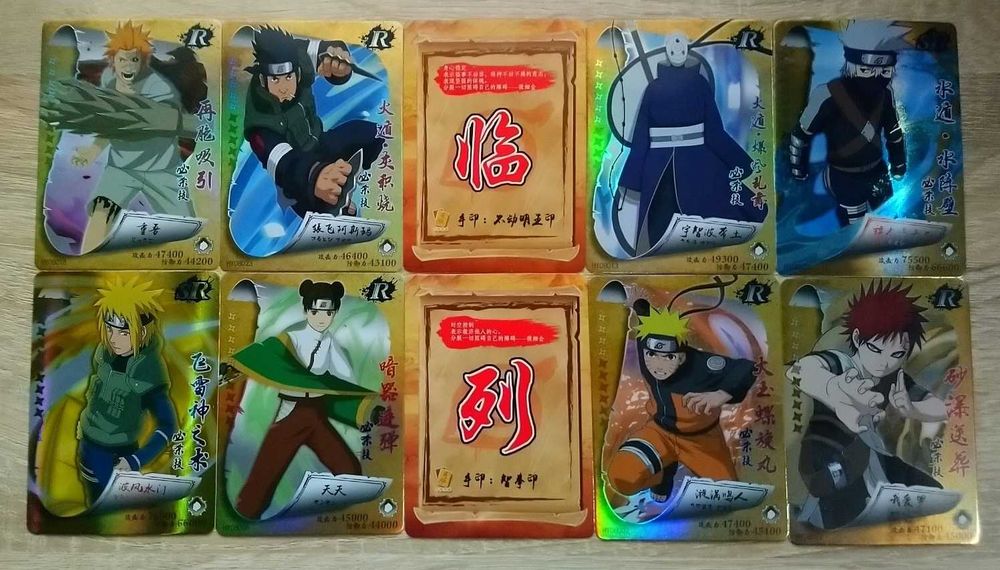 10 Boosterów z Kartami Naruto HY-0802/2