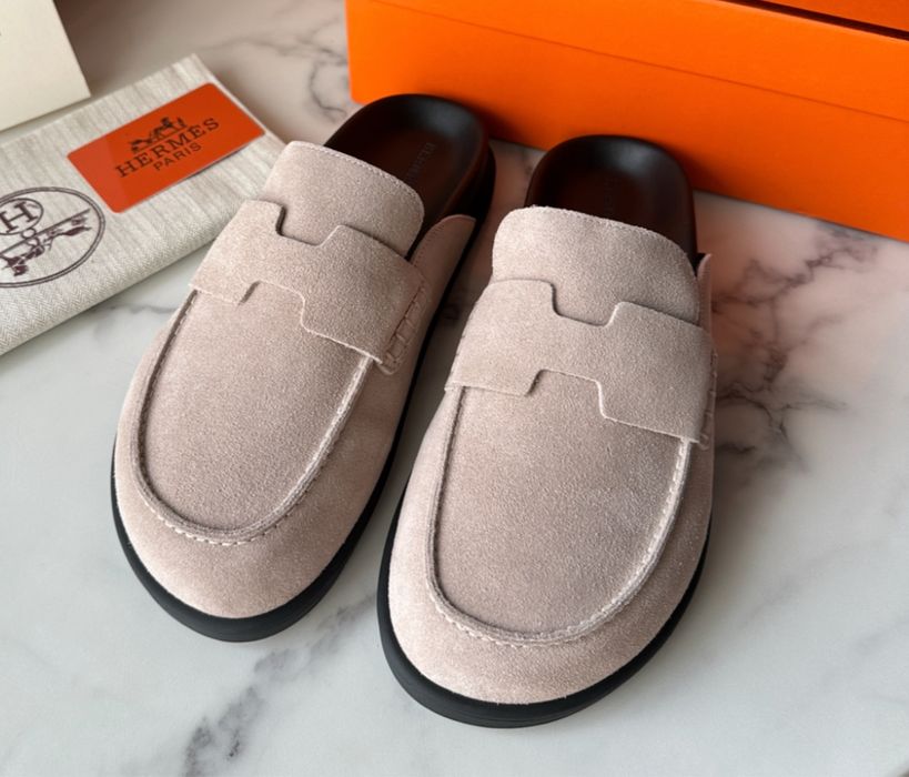 Klapki hermes Mule
