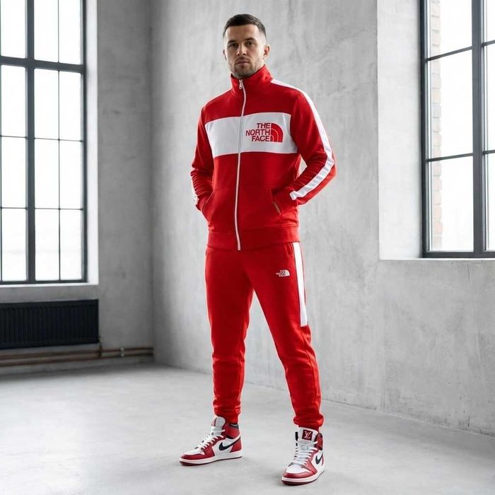 Чоловічий спортивний костюм без капюшону (олімпійка + штани)