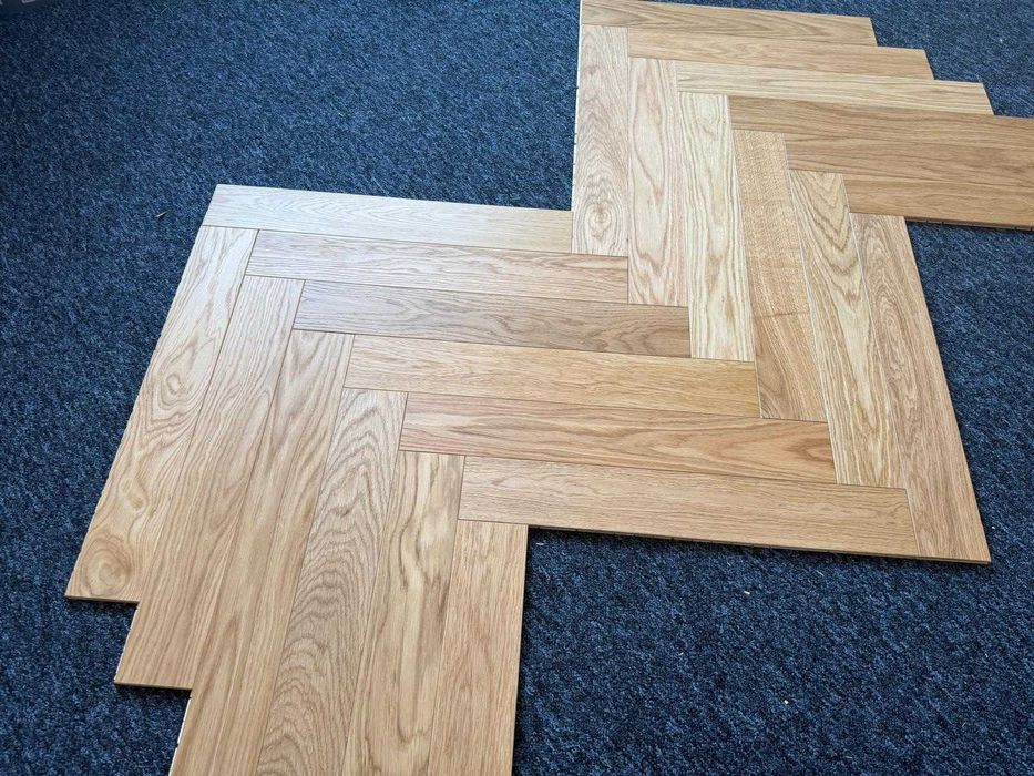 Jodełka klasyczna dębowa 11x100x600 Select Lakier UV