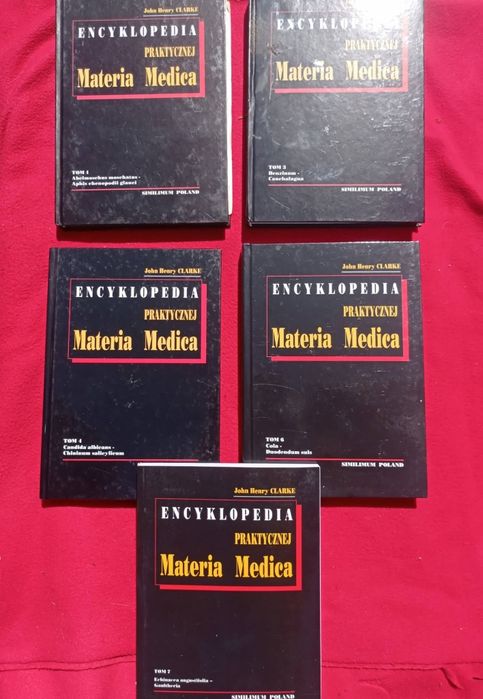 Materia Medica CLARKE sześć tomów 1-6