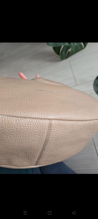 Torebka boho Coccinelle Taupe brązowo beżowa