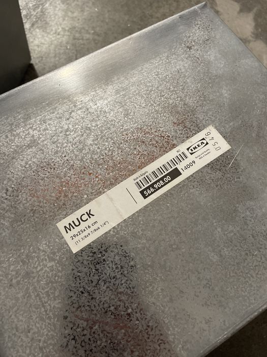 Caixas de arrumaçao MUCK da ikea
