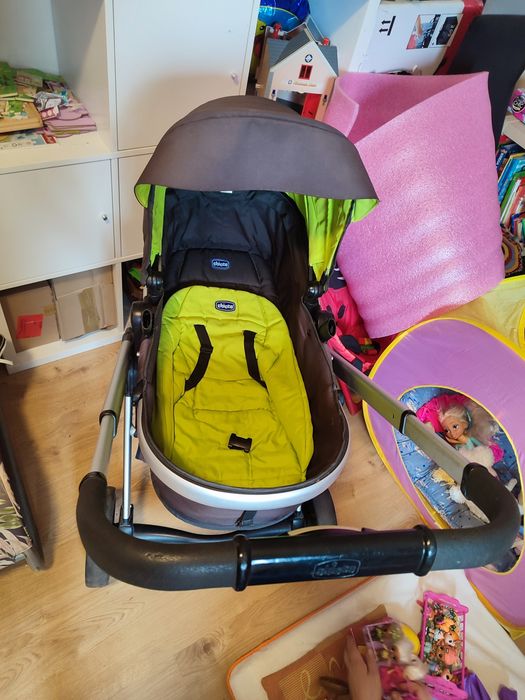 Wózek 2 w 1, gondola spacerówka, urban chico