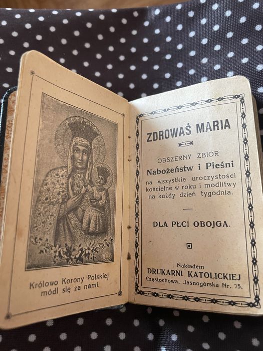 Książeczka modlitewnik Zdrowaś Maria z 1930 r