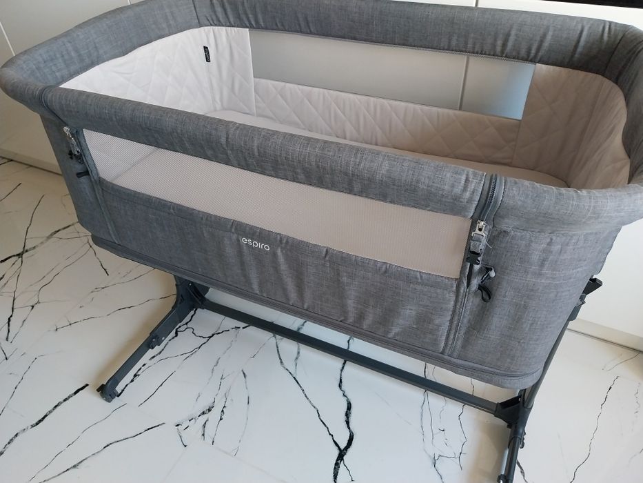 Espiro cloud - łóżeczko dostawne kojec