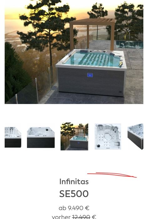 Jacuzzi ogrodowe Made in Germany SE 500 INFINITAS