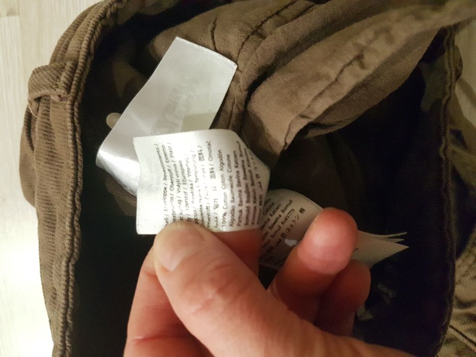 Brązowe spodnie dżinsowe z wysokim stanem na-kd