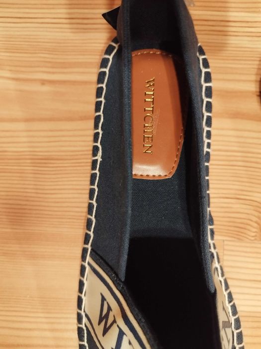 Espadryle Wittchen 39 granatowe