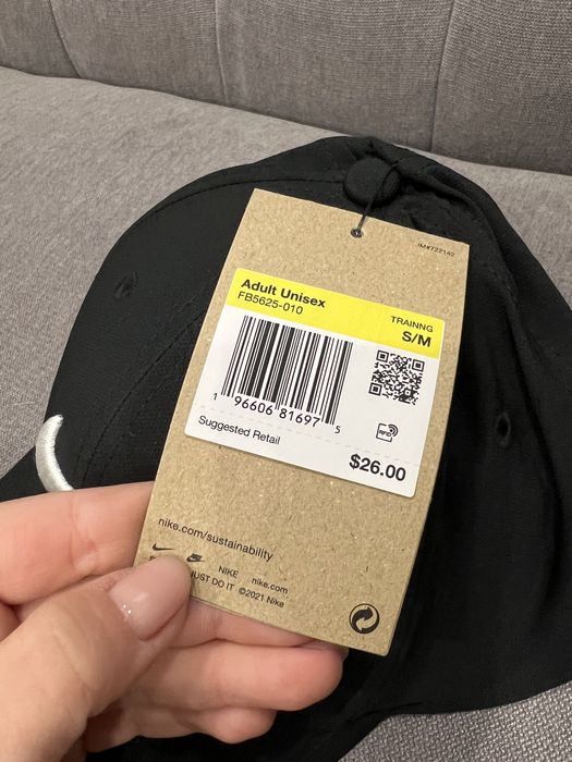 Кепка унісекс Nike Dri-Fit Club Cap Hat Black FB5625-010