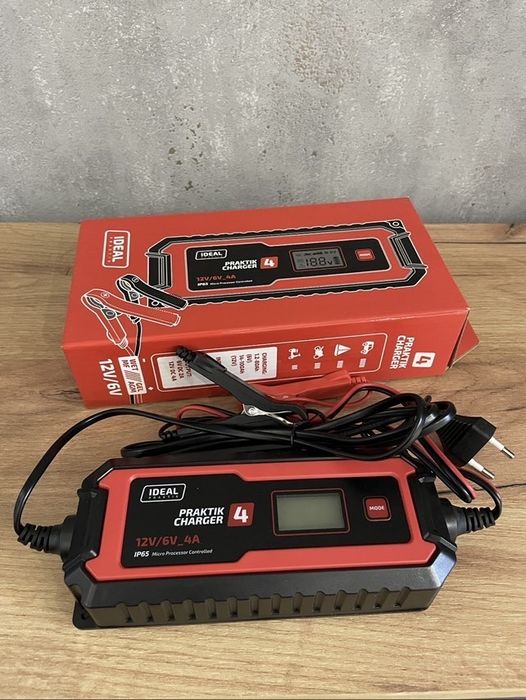 Зарядний пристрій для акумулятора IDEAL PRAKTIK CHARGER 4 LCD