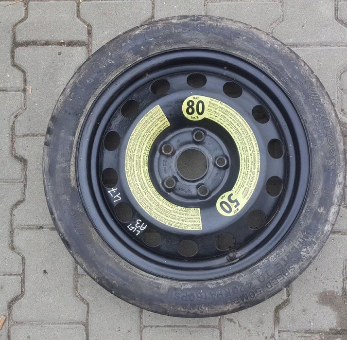 SEAT ALTEA LEON II A3 8P KOŁO DOJAZDOWE 16 5X112