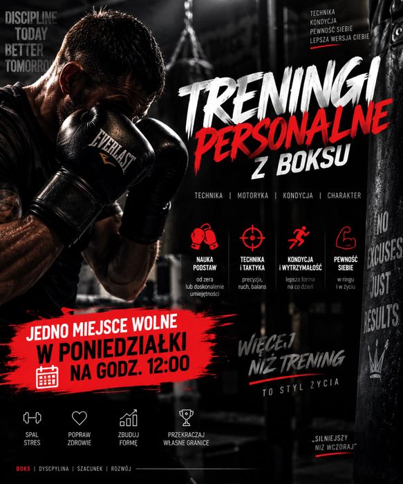 Treningi Boksu - indywidualne i grupowe!