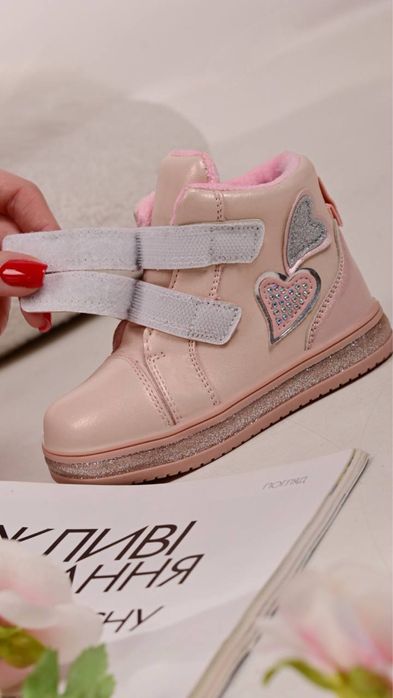 Демісезонні Нові чоботи 23,24,25 ботинки  хайтопи на дівчинку Bbt