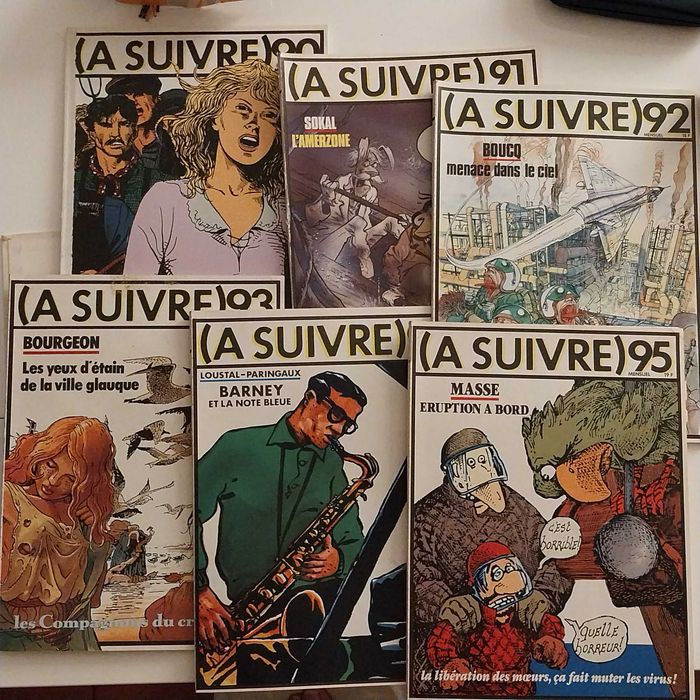 Banda Desenhada Coleção Revistas à SUIVRE 1985 a 1986