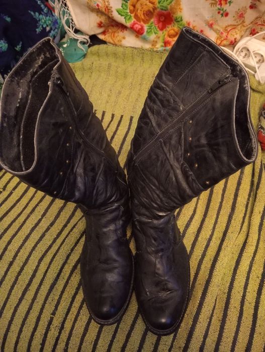 Buty damskie skórzane