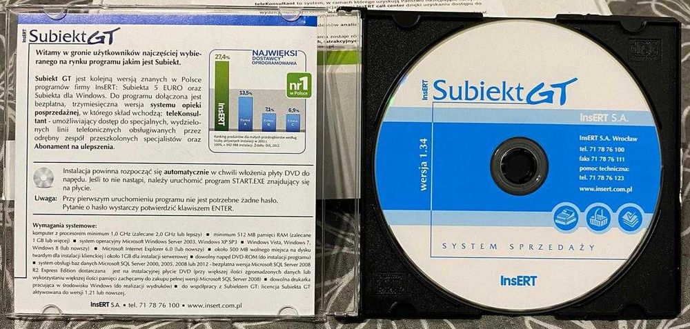 Subiekt GT - system sprzedaży, oprogramowanie do zarządzania firmą