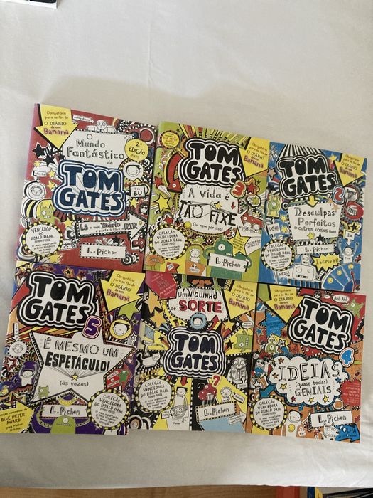 Seis livros Tom Gates